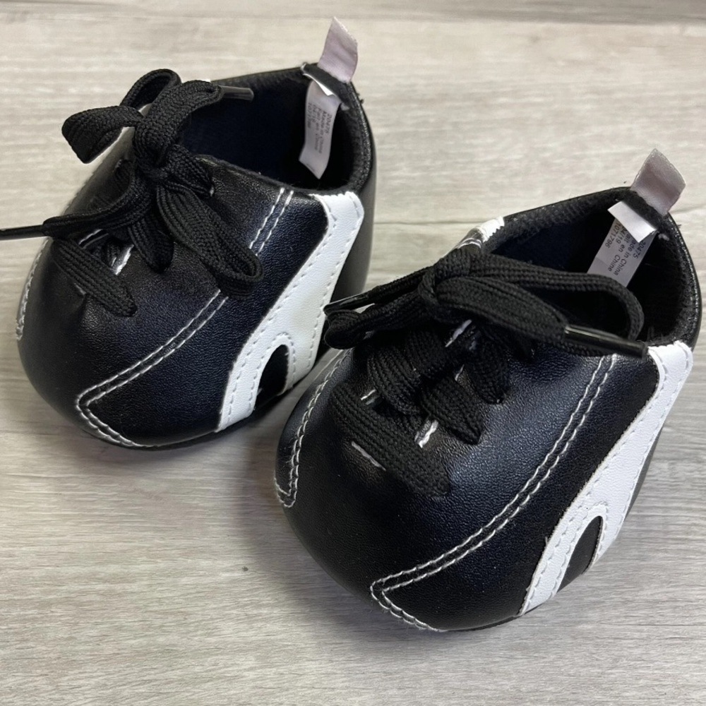 Build A Bear Workshop BABW Beary Turf Shoes Cleats Sneakers Black & White